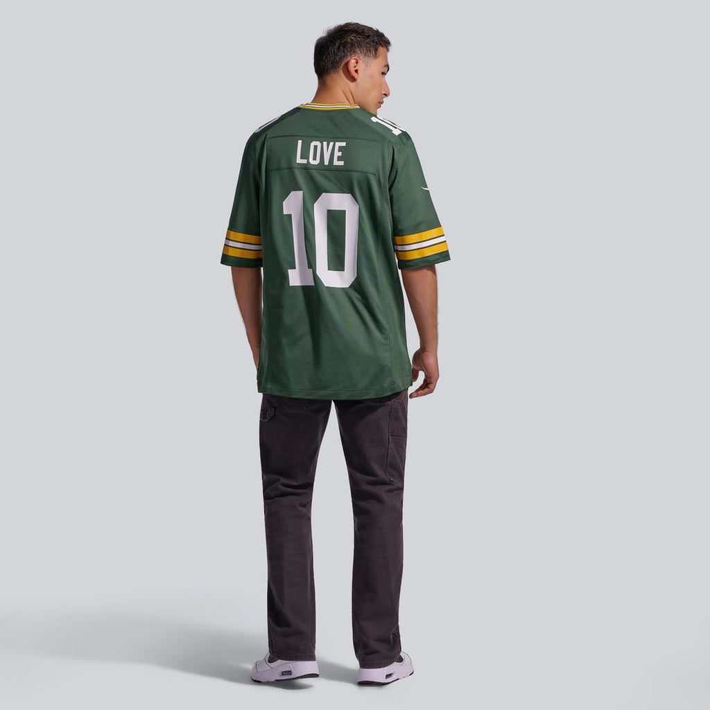 Men's Green Bay Packers Jordan Love Nike White  Game Jersey