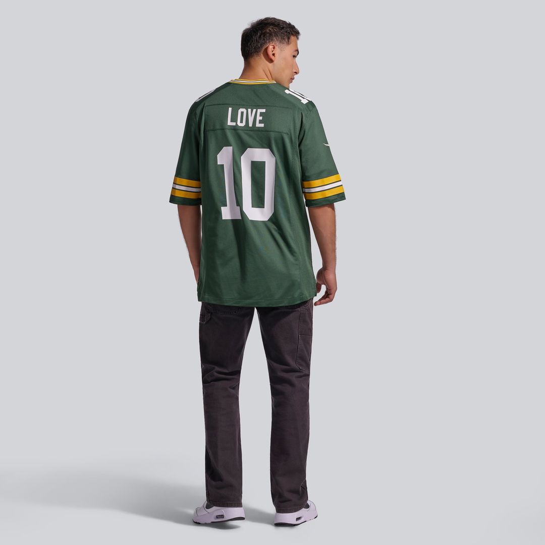 Men's Green Bay Packers Jordan Love Nike White  Game Jersey
