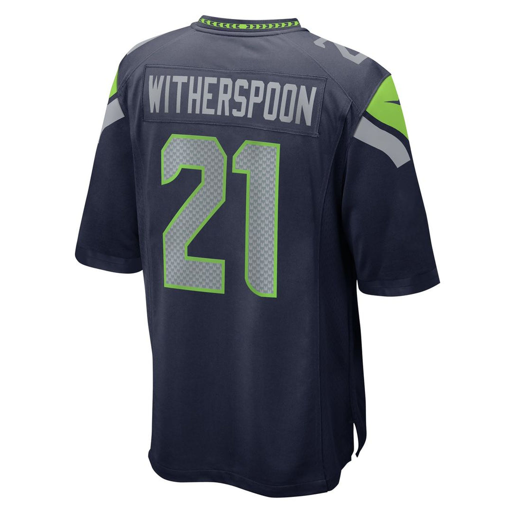 Men's Seattle Seahawks Devon Witherspoon Nike  College Navy  Game Jersey