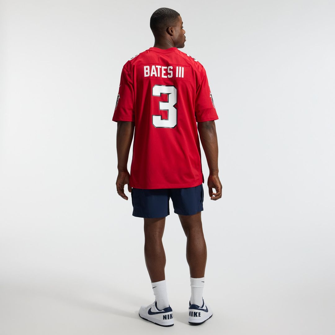 Men's Atlanta Falcons Jessie Bates III Nike White Game Jersey