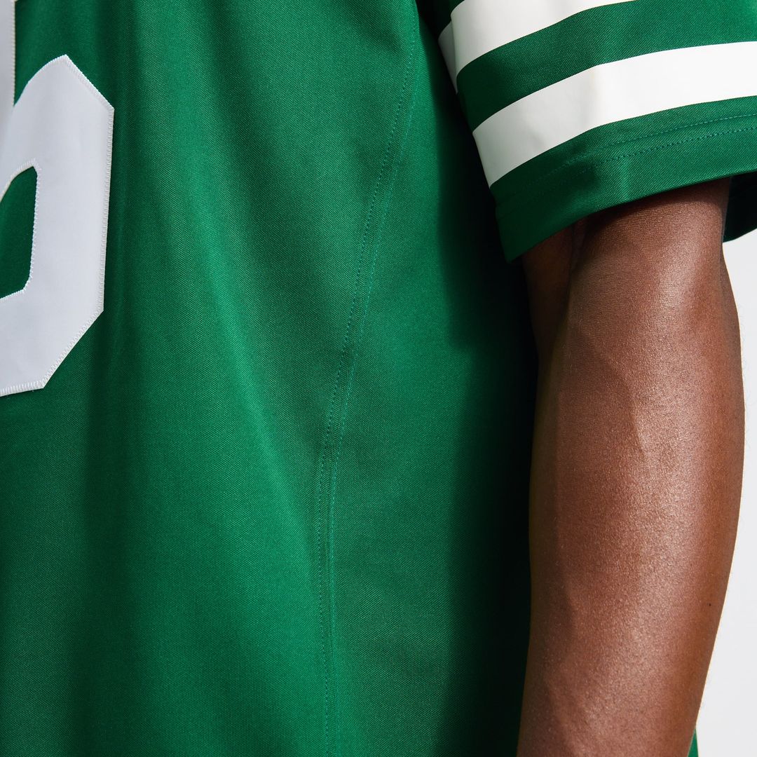 Men's New York Jets Garrett Wilson Nike Legacy Green Team Vapor F.U.S.E. Stitched Limited Jersey