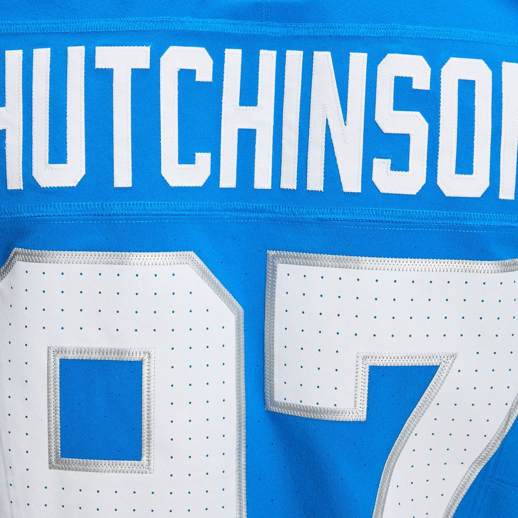 Men's Detroit Lions Aidan Hutchinson Nike Blue Alternate Vapor F.U.S.E. Elite Jersey
