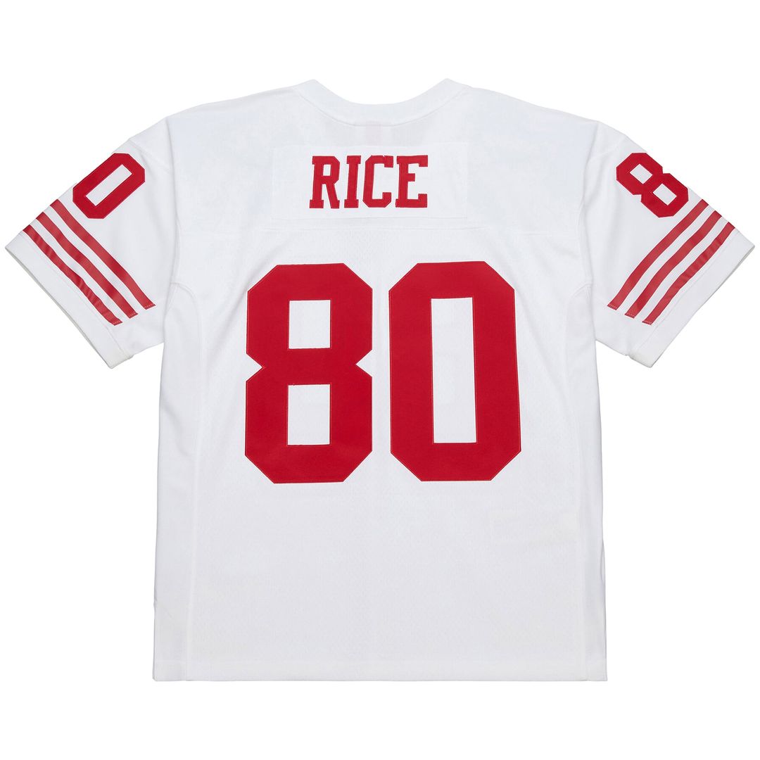 Men's San Francisco 49ers Jerry Rice Mitchell & Ness White 1994 Legacy Replica Jersey