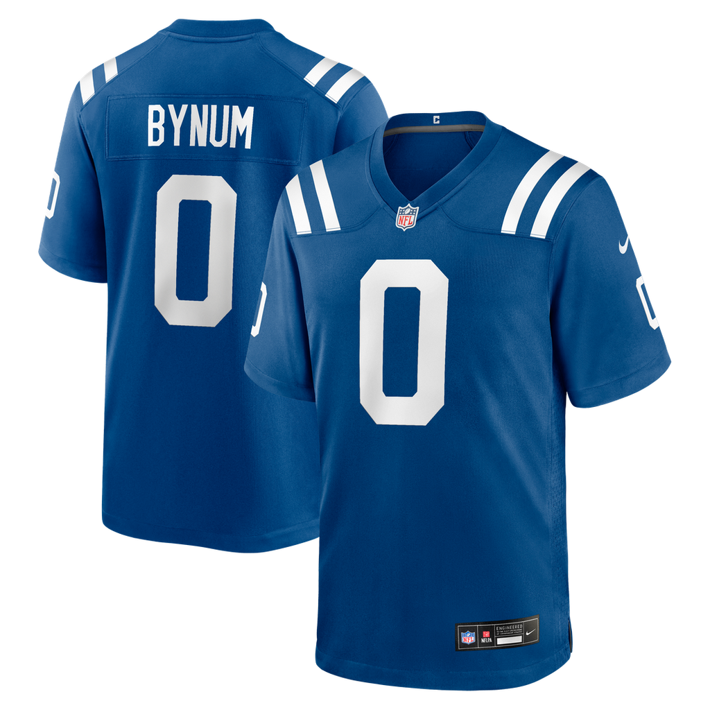 Men's Indianapolis Colts Camryn Bynum Nike  Royal Team Game Jersey