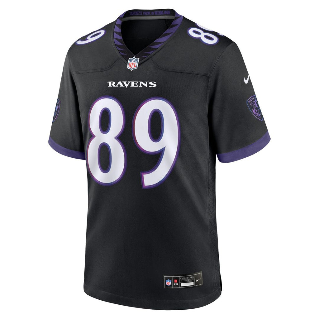 Men's Baltimore Ravens Mark Andrews Nike Black Alternate Game Jersey