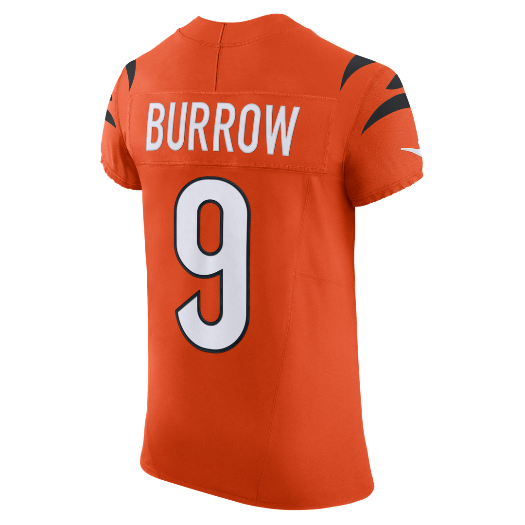 Men's Cincinnati Bengals Joe Burrow Nike Orange Team Vapor F.U.S.E. Elite Jersey