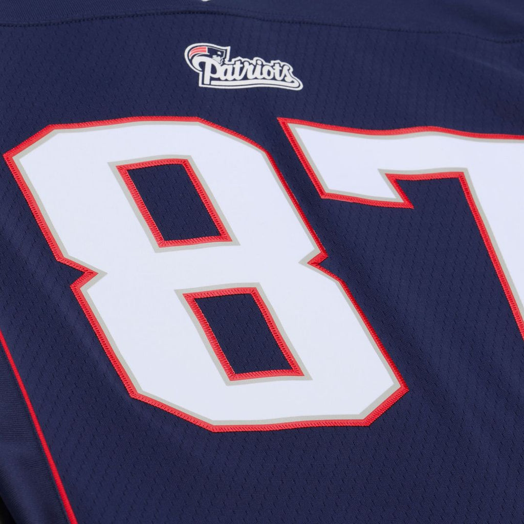 Men's New England Patriots Rob Gronkowski Mitchell & Ness Navy Big & Tall 2010 Legacy Retired Player Jersey