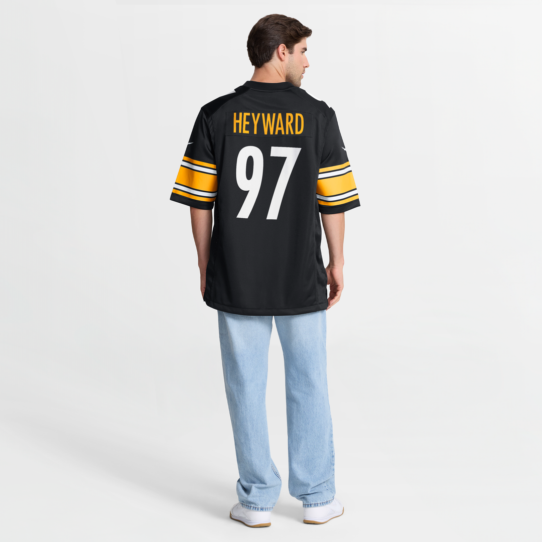 Men's Pittsburgh Steelers Cameron Heyward Nike Black Game Jersey