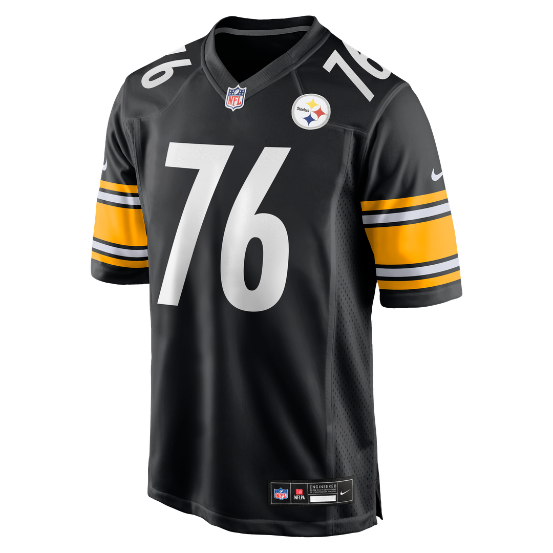 Men's Pittsburgh Steelers Troy Fautanu Nike Black  Player Game Jersey