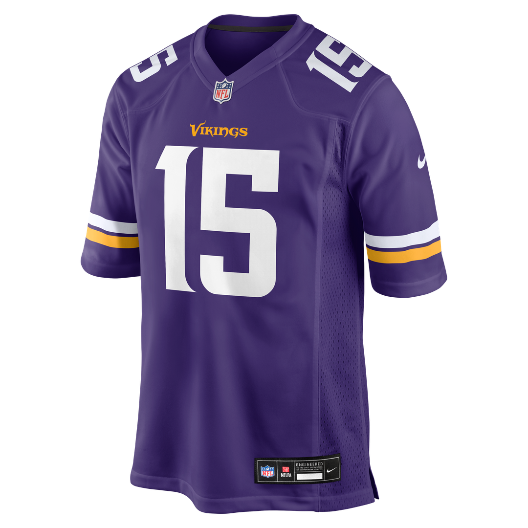 Men's Minnesota Vikings Dallas Turner Nike  Purple  Game Jersey