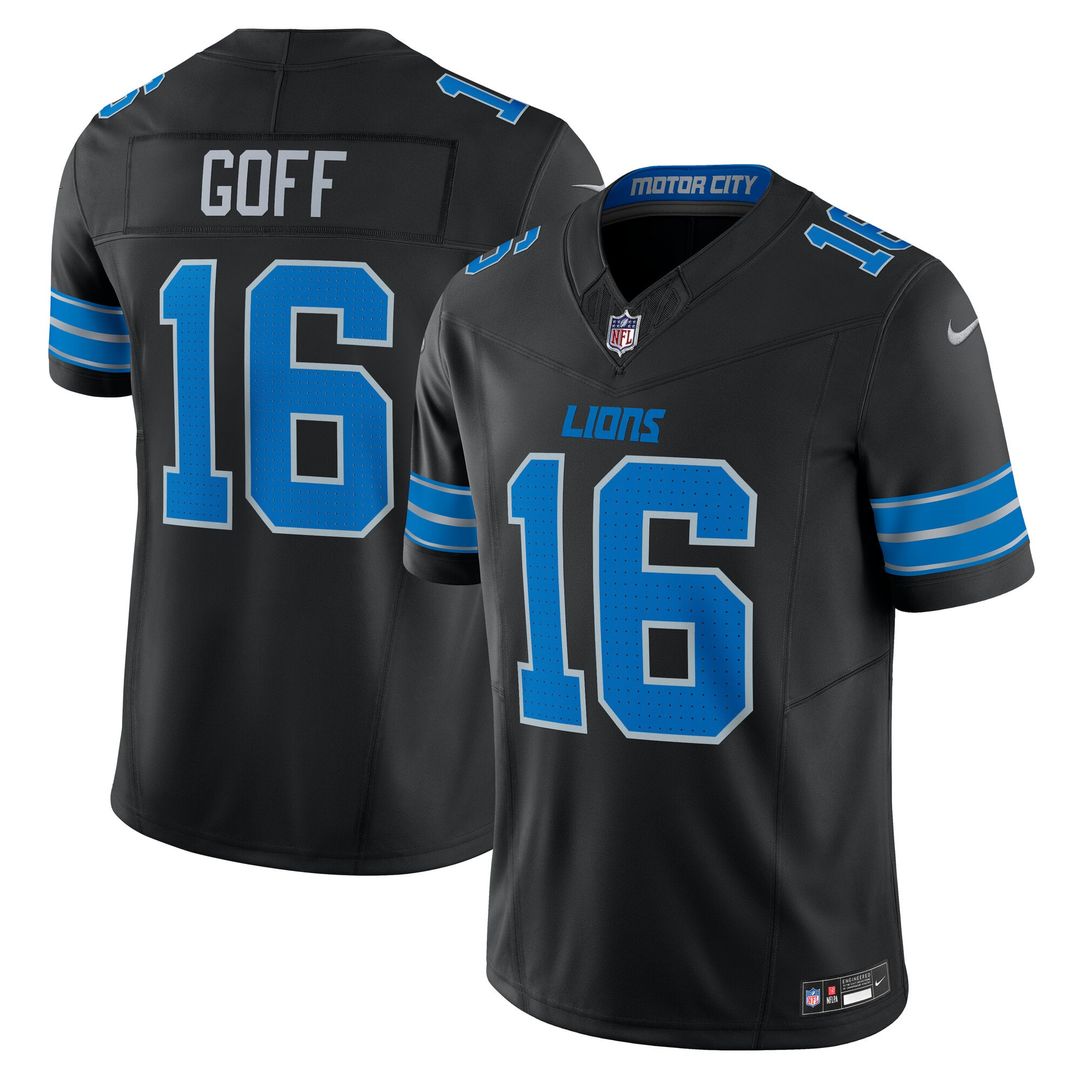 Men's Detroit Lions Jared Goff Nike White Vapor F.U.S.E. Limited Jersey