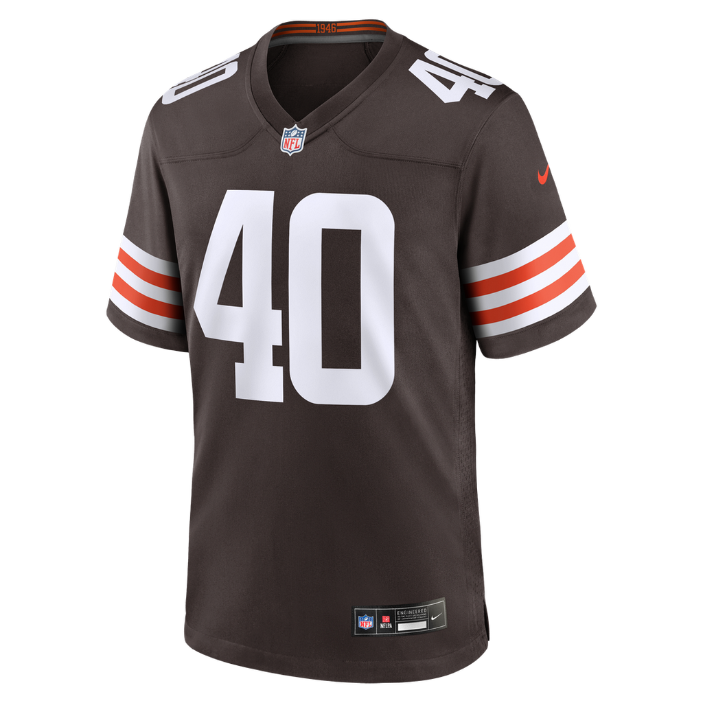 Men's Cleveland Browns Nathaniel Watson Nike  Brown Team Game Jersey