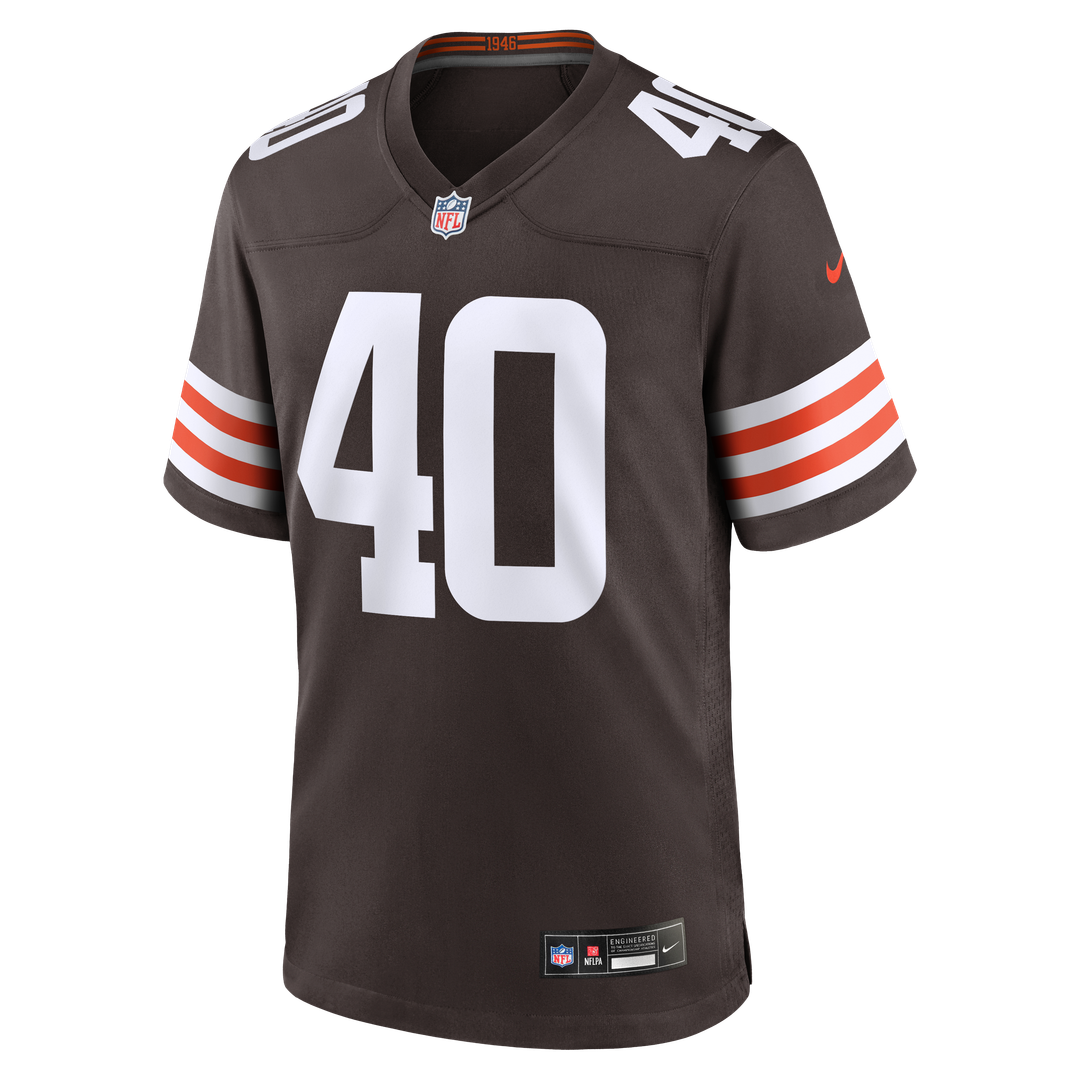 Men's Cleveland Browns Nathaniel Watson Nike  Brown Team Game Jersey