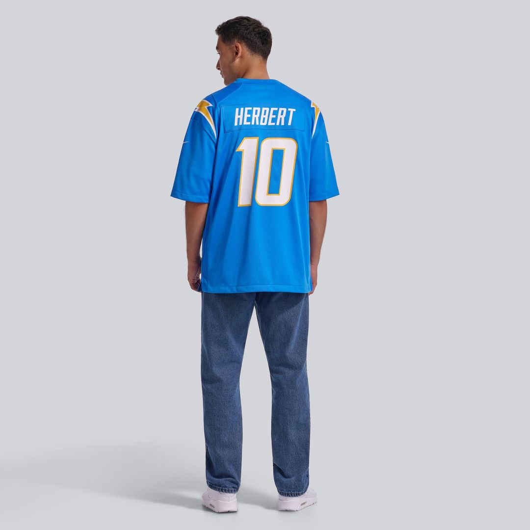 Men's Los Angeles Chargers Justin Herbert Nike Navy Alternate Super Chargers Game Player Jersey