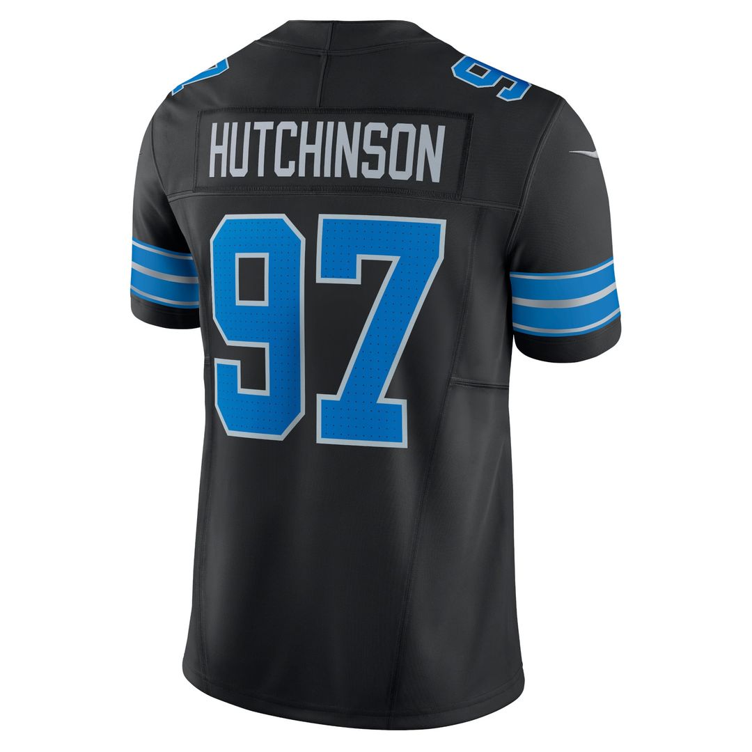 Men's Detroit Lions Aidan Hutchinson Nike White Vapor F.U.S.E. Limited Jersey