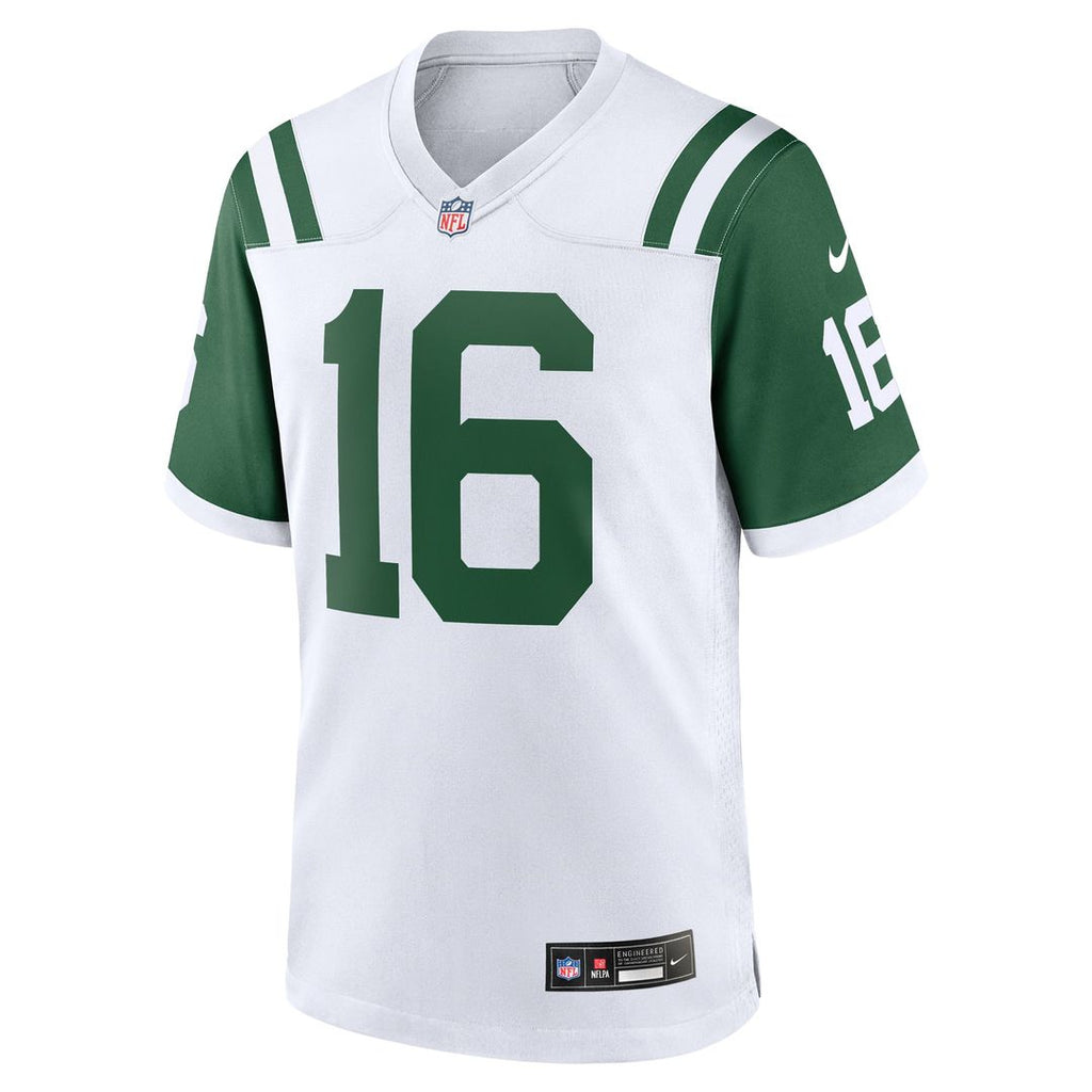 Men's New York Jets Vinny Testaverde Nike White Retired Player Alternate Game Jersey