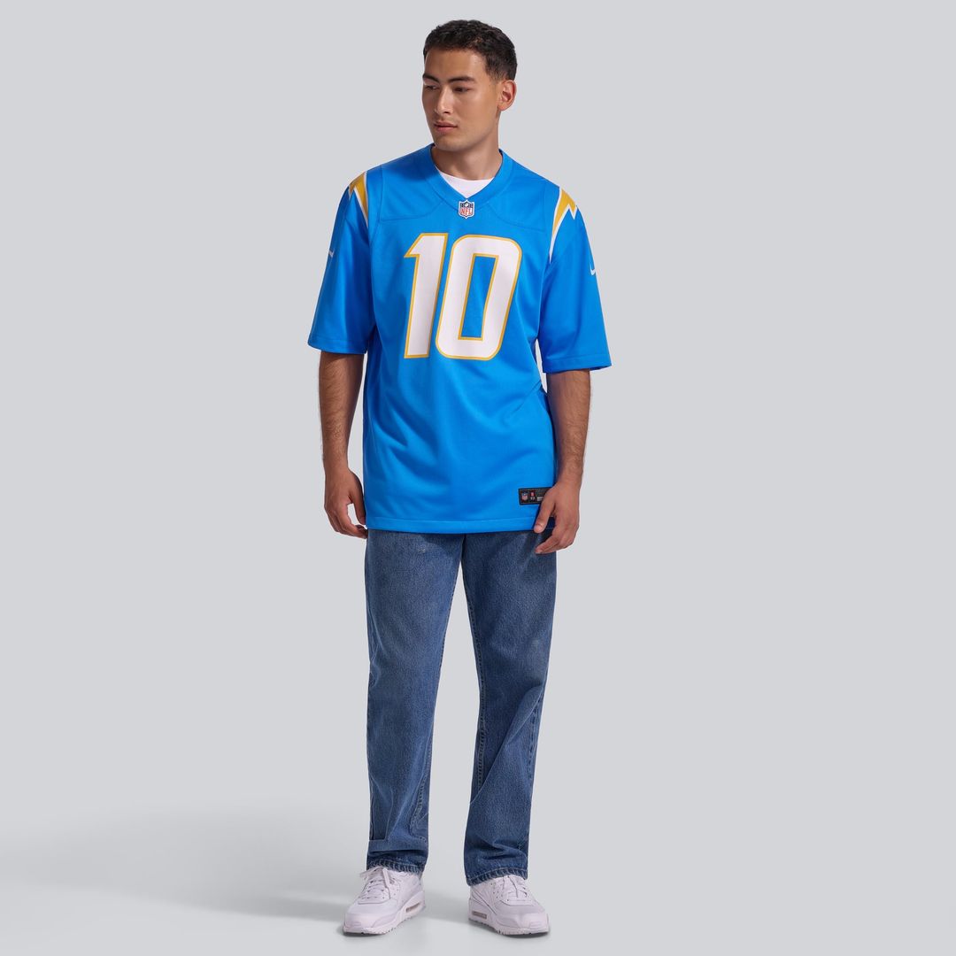 Men's Los Angeles Chargers Justin Herbert Nike Navy Alternate Super Chargers Game Player Jersey