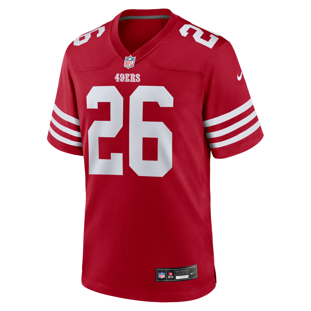 Men's San Francisco 49ers Chase Lucas Nike  Scarlet Team Game Jersey