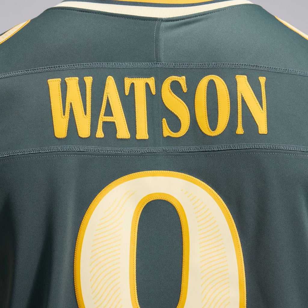Men's Green Bay Packers Christian Watson Nike Green 2026 Rivalries Collection Stitched Limited Jersey