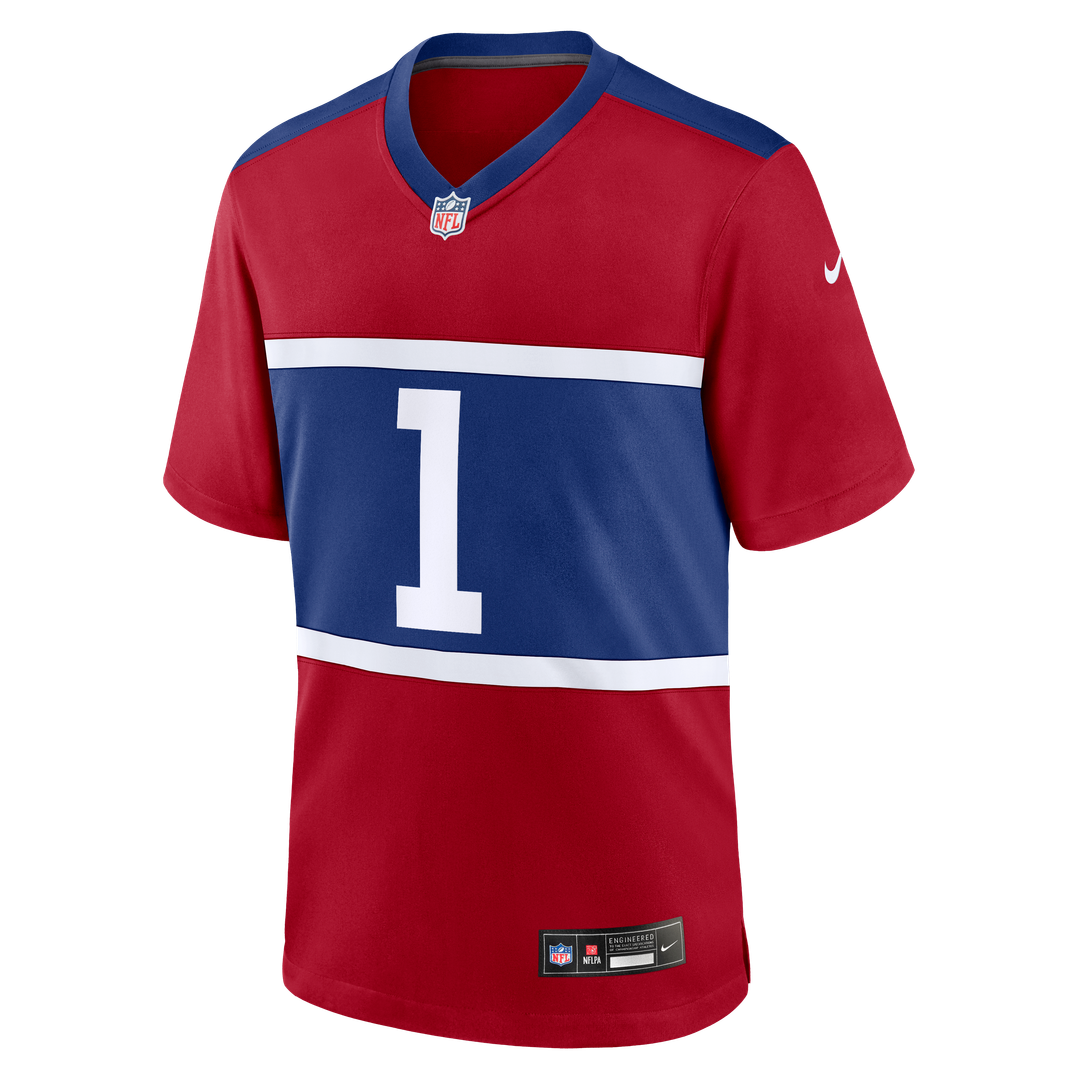 Men's New York Giants Malik Nabers Nike Royal  Player Game Jersey