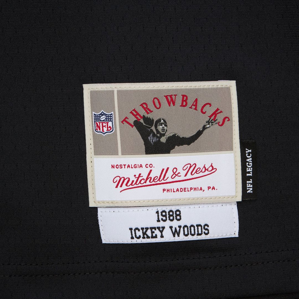 Men's Cincinnati Bengals Ickey Woods Mitchell & Ness Black 1988 Legacy Replica Jersey