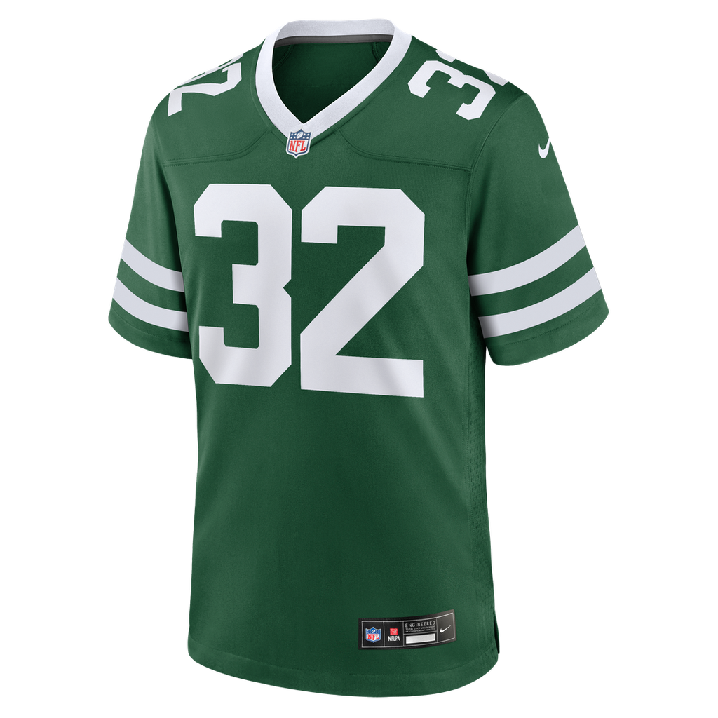 Men's New York Jets Isaiah Davis Nike Legacy Green Team Game Jersey