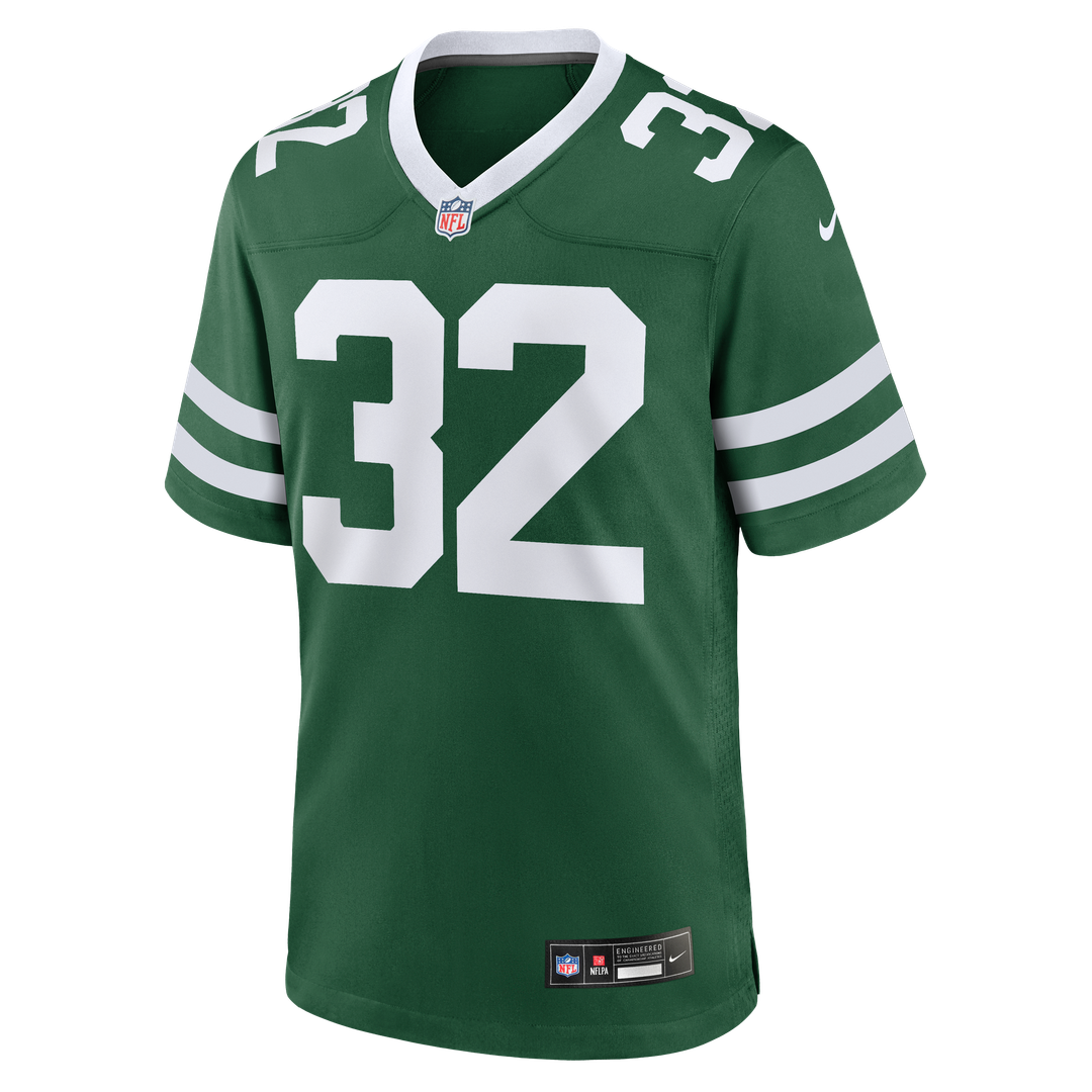 Men's New York Jets Isaiah Davis Nike Legacy Green Team Game Jersey