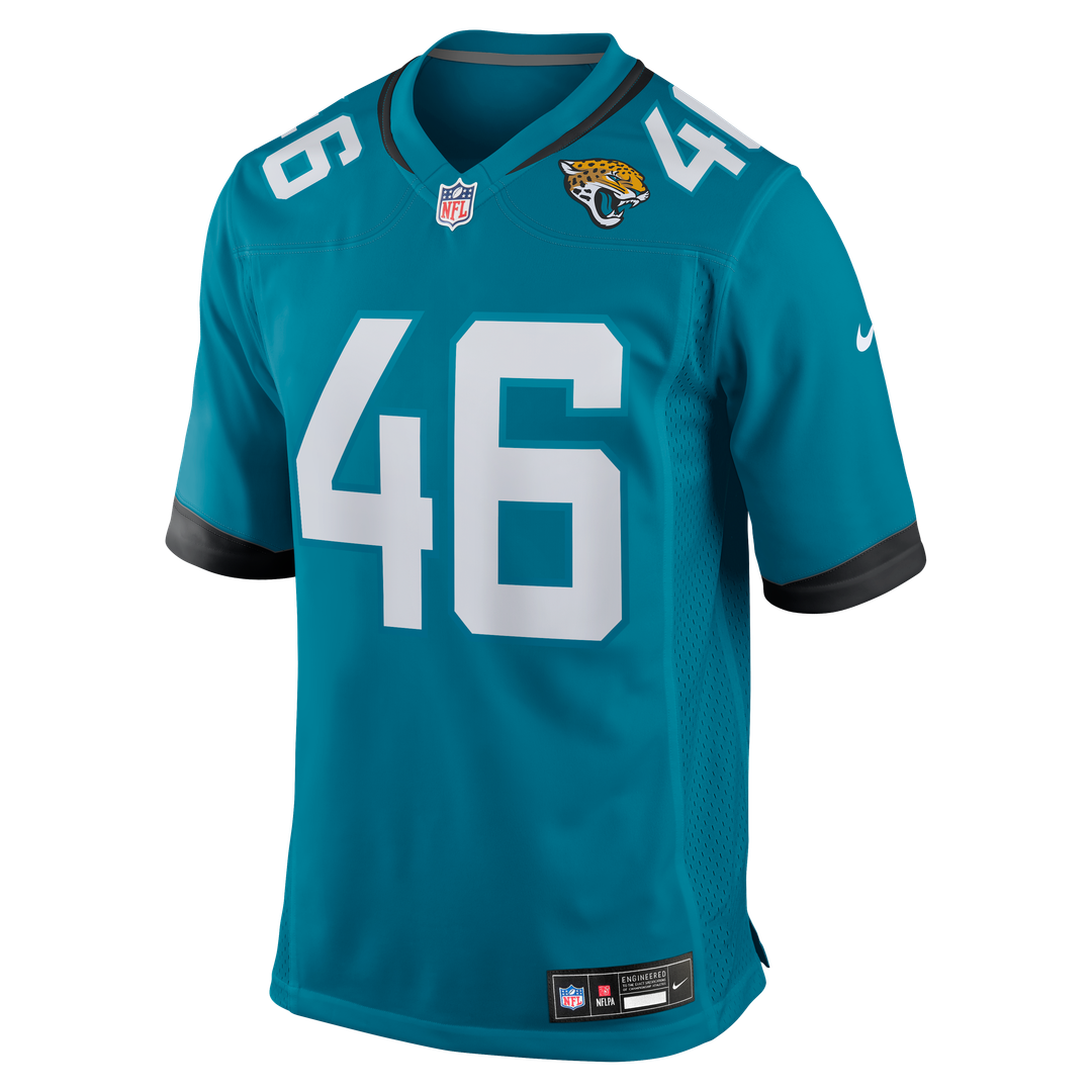 Men's Jacksonville Jaguars Ross Matiscik Nike Teal Game Jersey