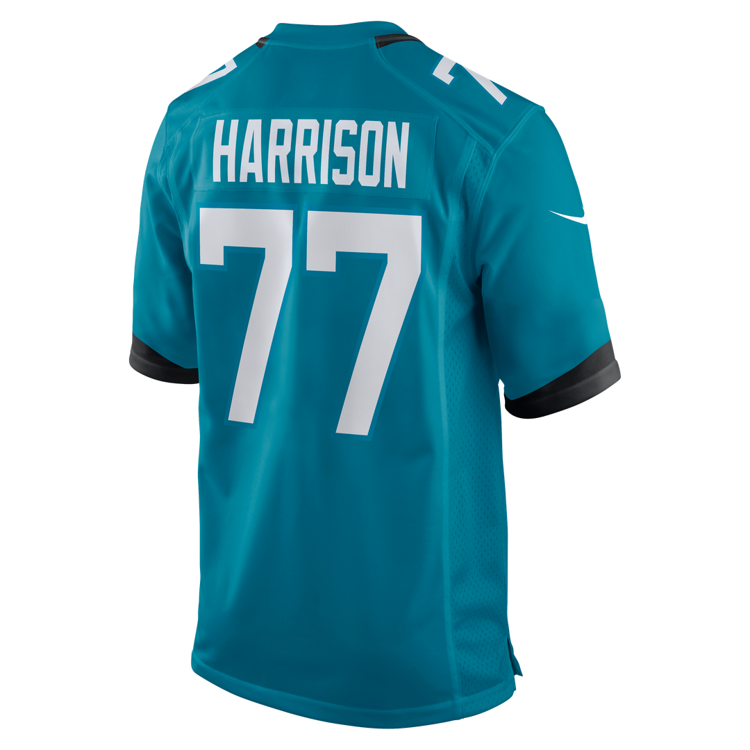 Men's Jacksonville Jaguars Anton Harrison Nike Teal  Game Jersey