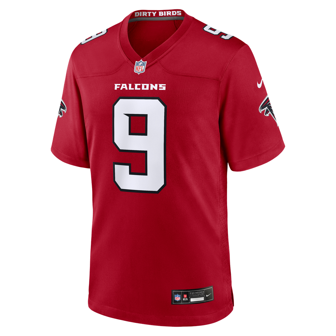 Men's Atlanta Falcons Michael Penix Jr. Nike Red Game Jersey