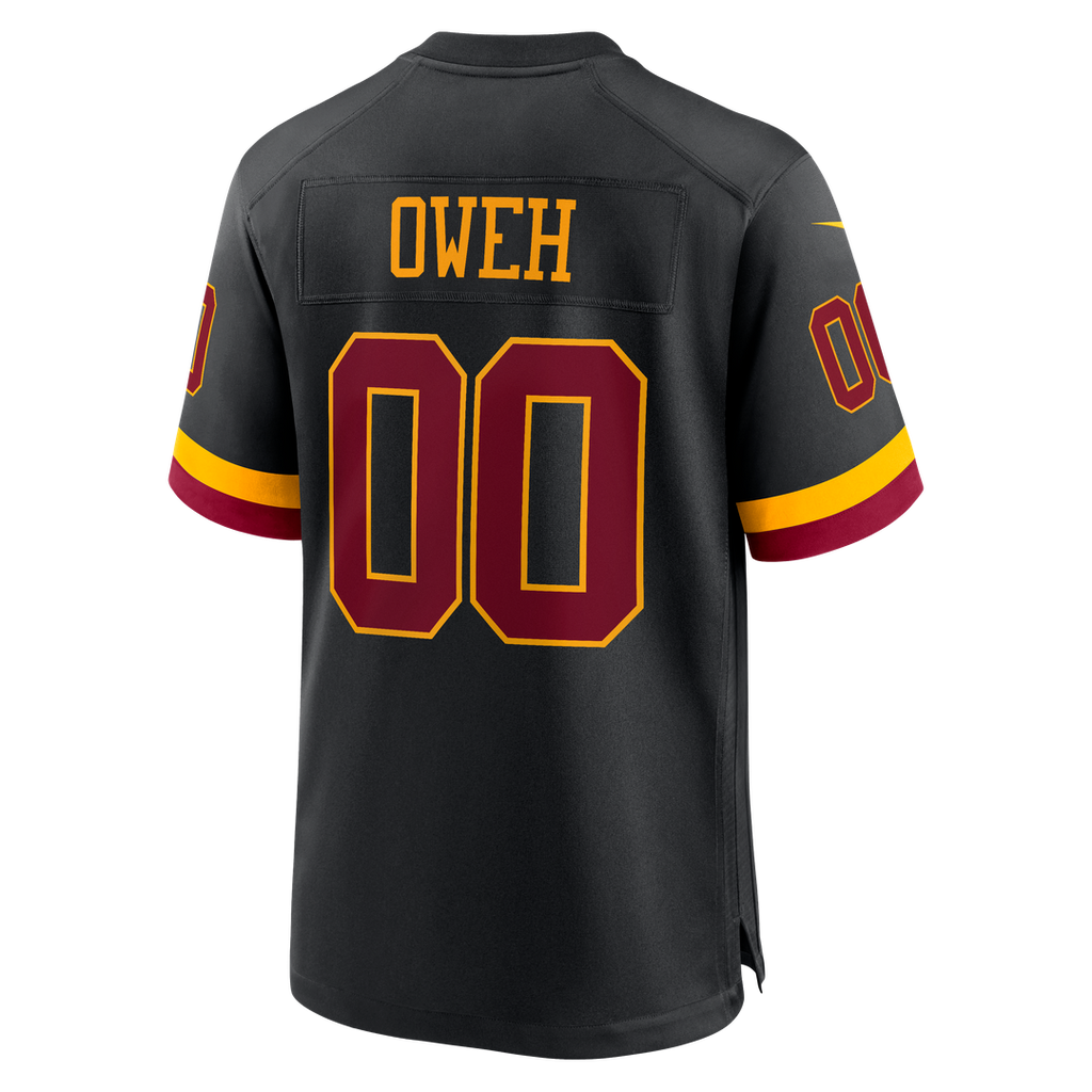 Men's Washington Commanders Odafe Oweh Nike Black Hail Raiser Alternate Game Jersey