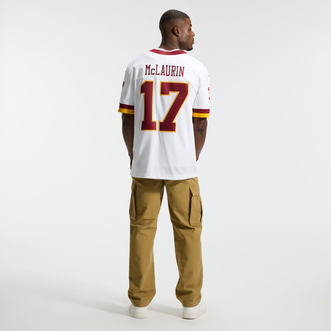 Men's Washington Commanders Terry McLaurin Nike White Vapor F.U.S.E. Stitched Limited Jersey