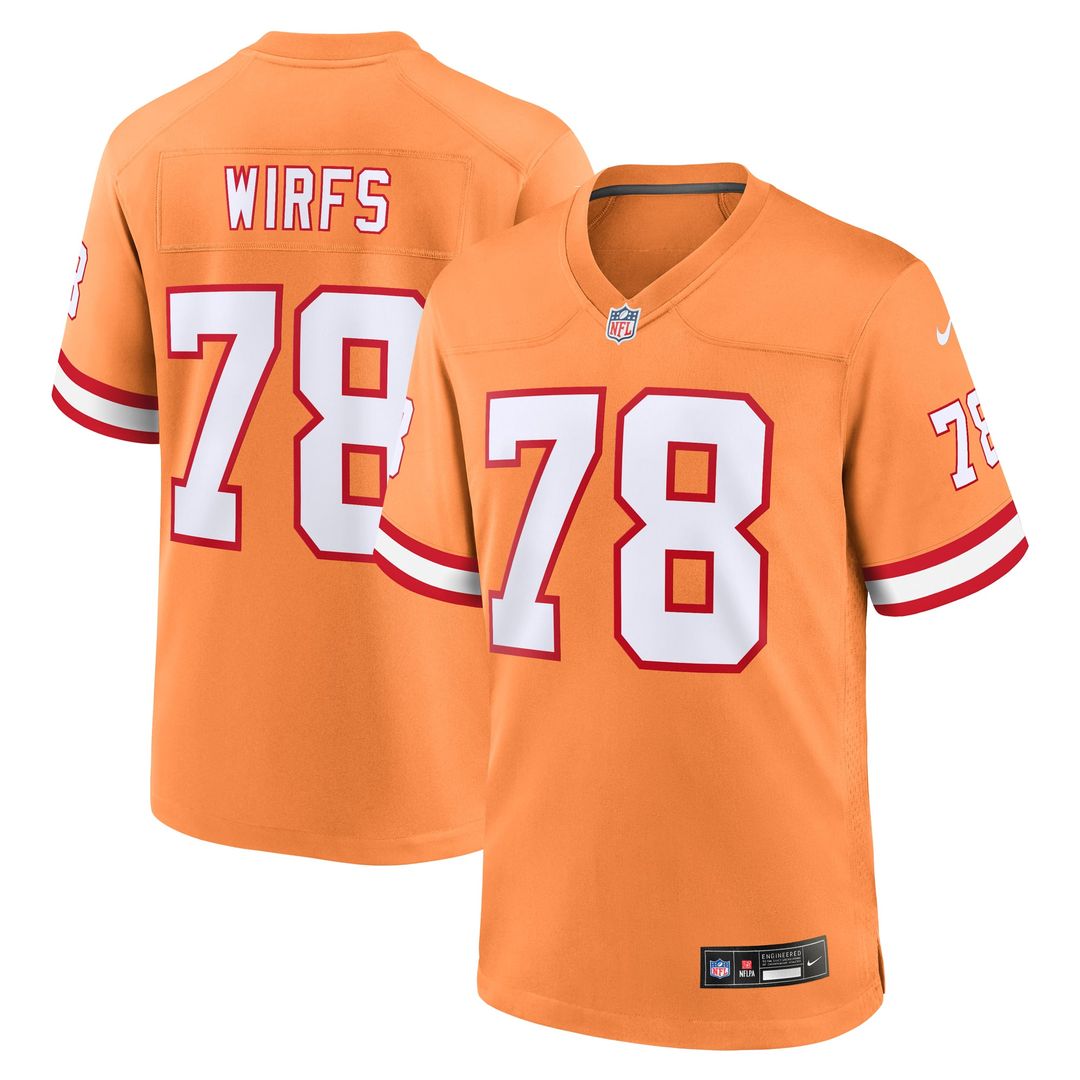 Men's Tampa Bay Buccaneers Tristan Wirfs Nike Red Player Game Jersey