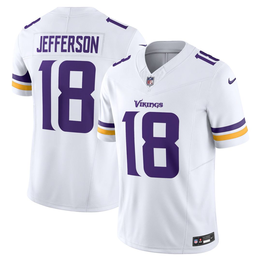 Men's Minnesota Vikings Justin Jefferson Nike Purple Vapor F.U.S.E. Limited Jersey