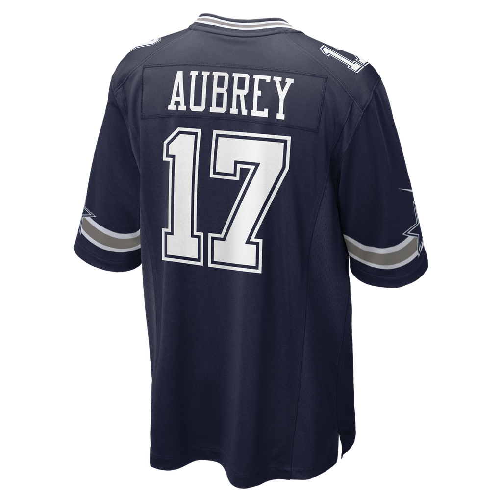 Men's Dallas Cowboys Brandon Aubrey Nike White Game Jersey