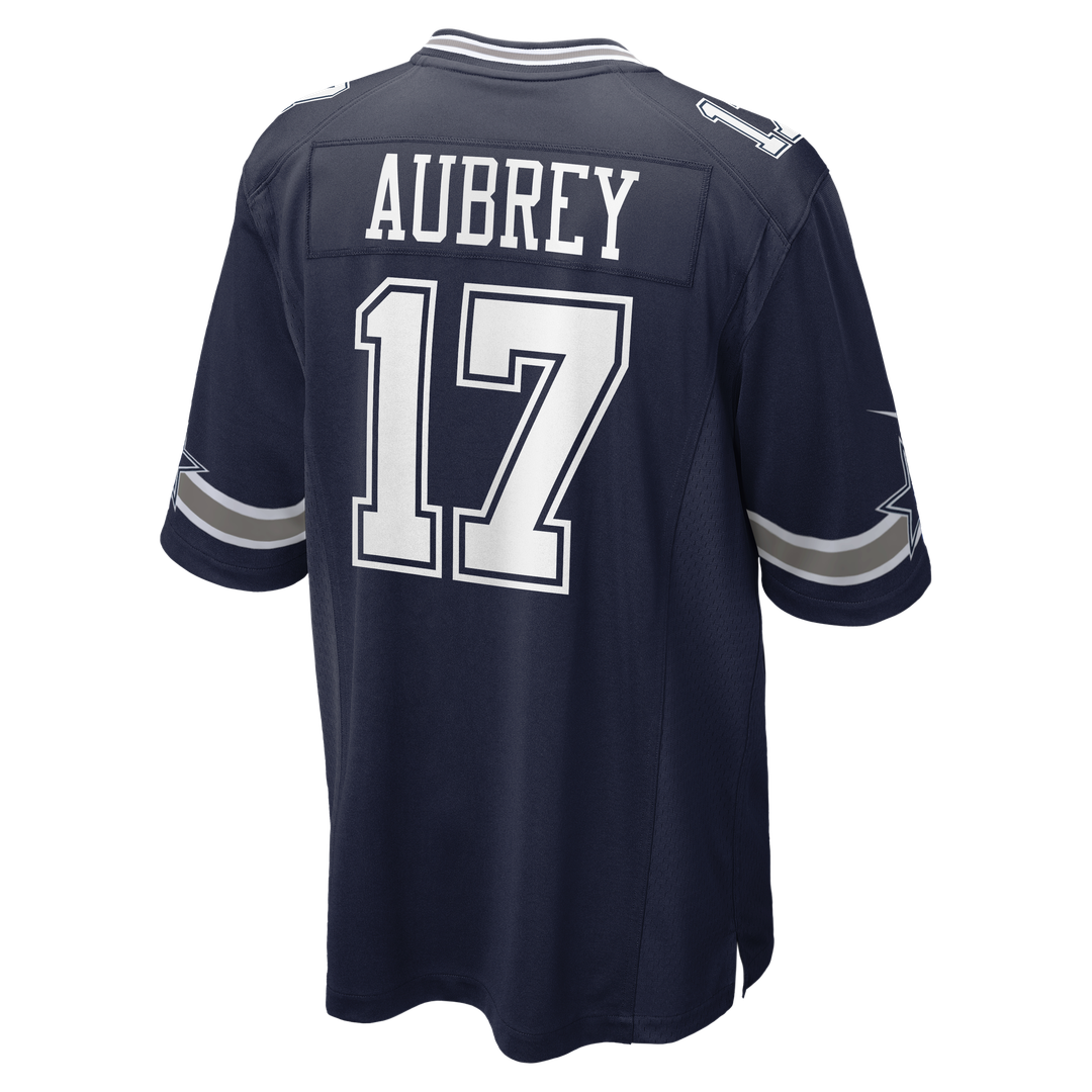 Men's Dallas Cowboys Brandon Aubrey Nike White Game Jersey