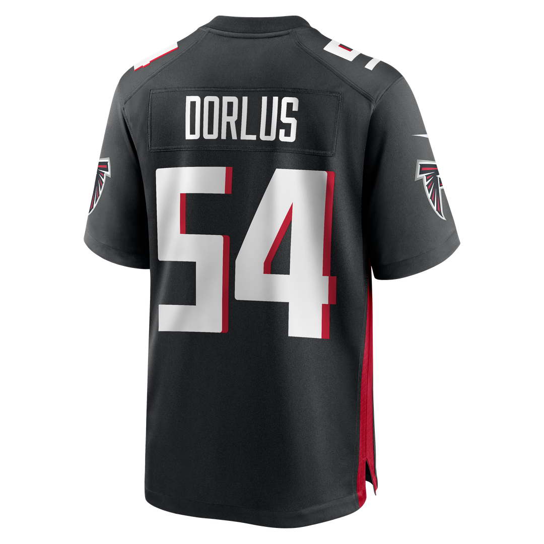 Men's Atlanta Falcons Brandon Dorlus Nike  Black Team Game Jersey