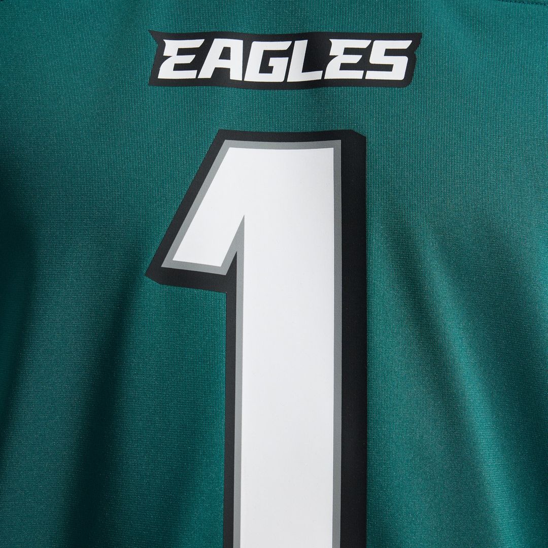 Men's Philadelphia Eagles Jalen Hurts Nike  Black Alternate Game Jersey