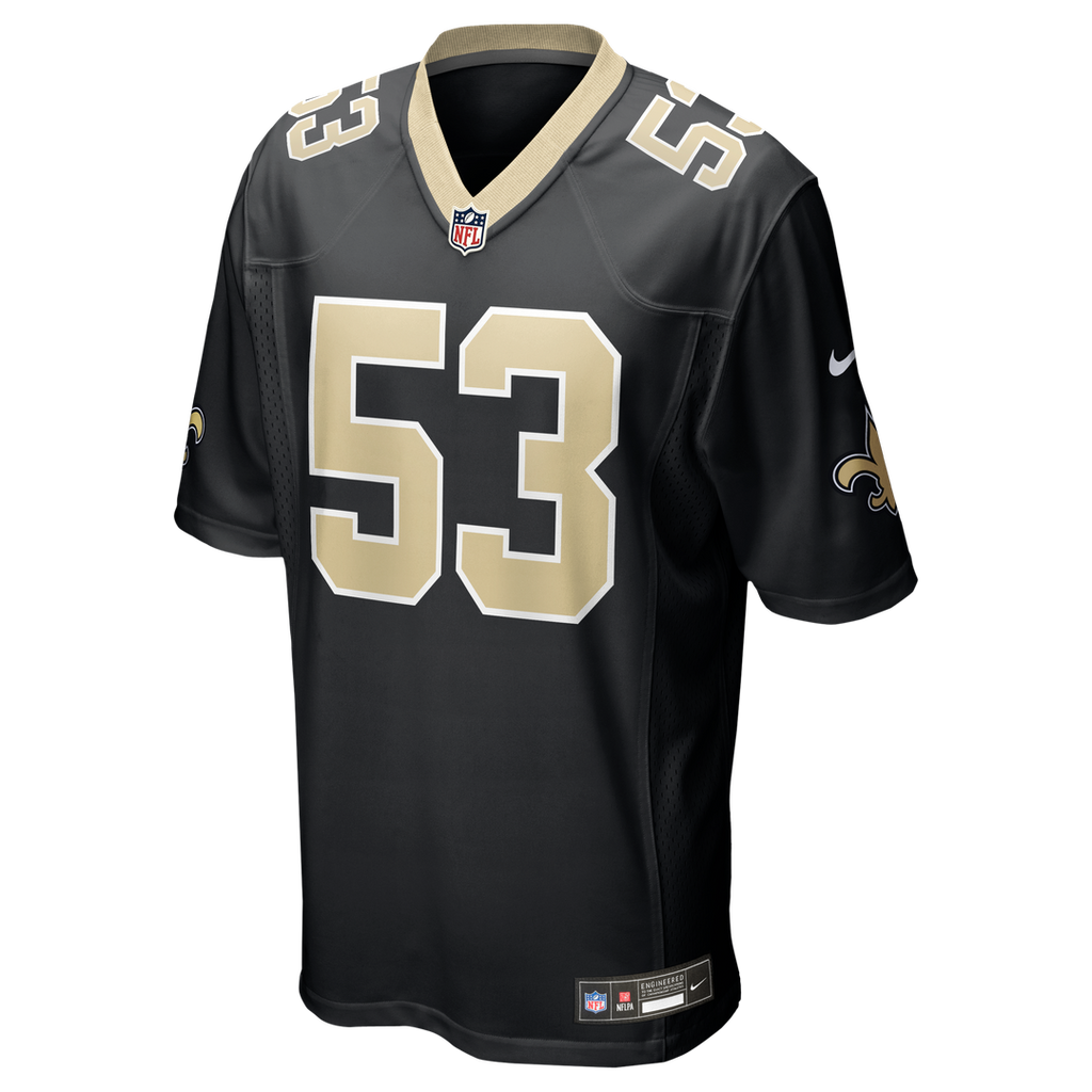 Men's New Orleans Saints Jaylan Ford Nike  Black  Game Jersey
