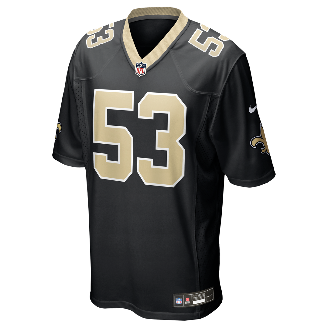 Men's New Orleans Saints Jaylan Ford Nike  Black  Game Jersey