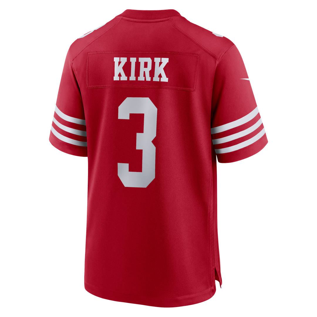 Men's San Francisco 49ers Christian Kirk Nike  Scarlet Team Game Jersey