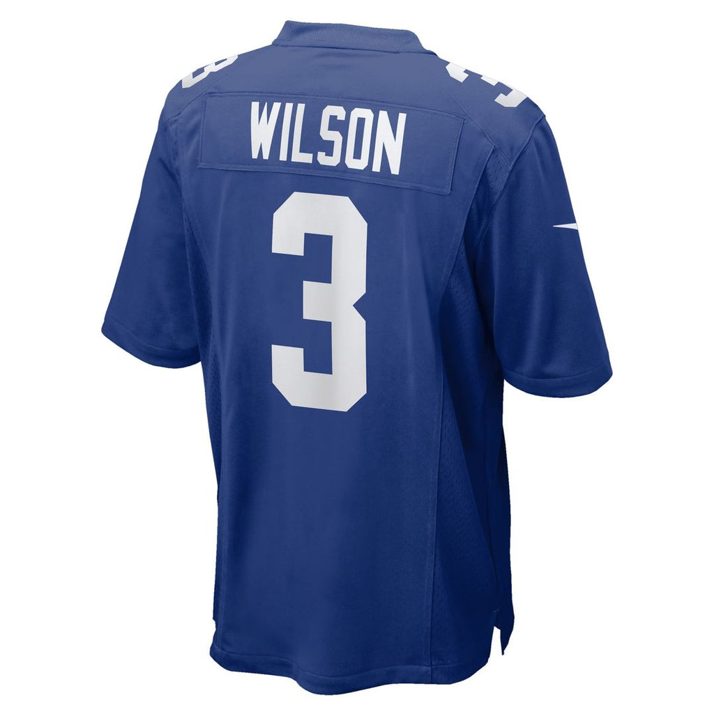 Men's New York Giants Russell Wilson Nike Royal Game Jersey