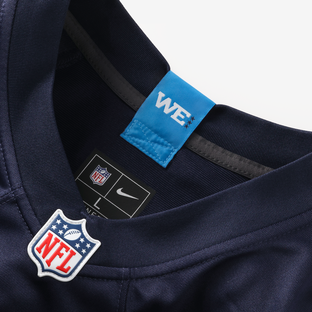 Men's Tennessee Titans Jeffery Simmons Nike Navy 2026 Rivalries Collection Game Jersey