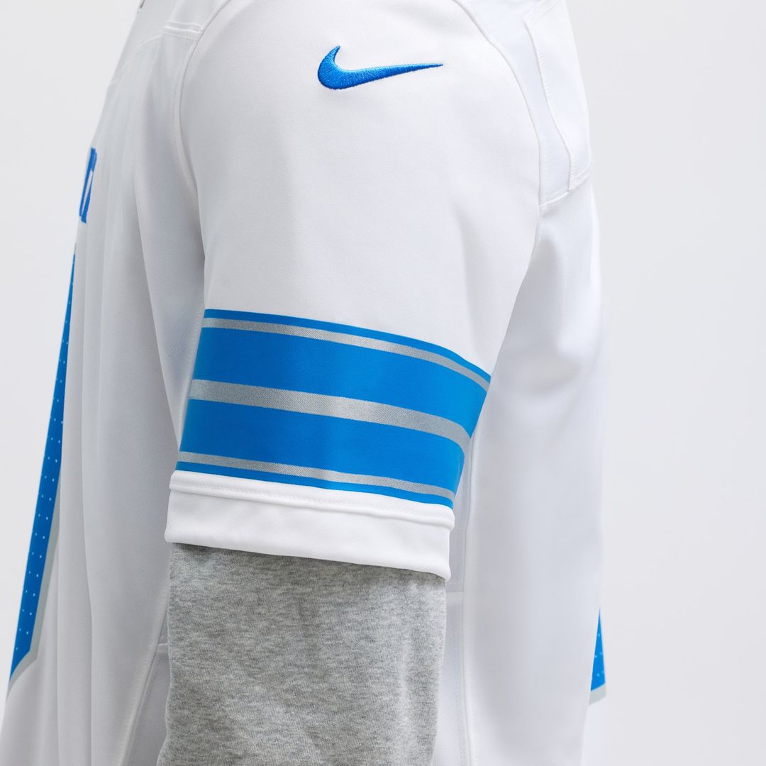 Men's Detroit Lions Jahmyr Gibbs Nike White Vapor F.U.S.E. Limited Jersey