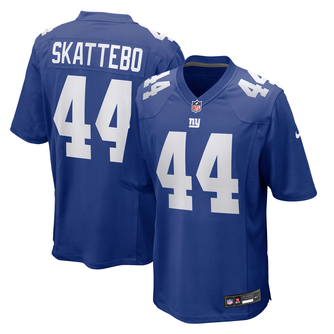 Men's New York Giants Cam Skattebo Nike Red Alternate Century Red Game Jersey