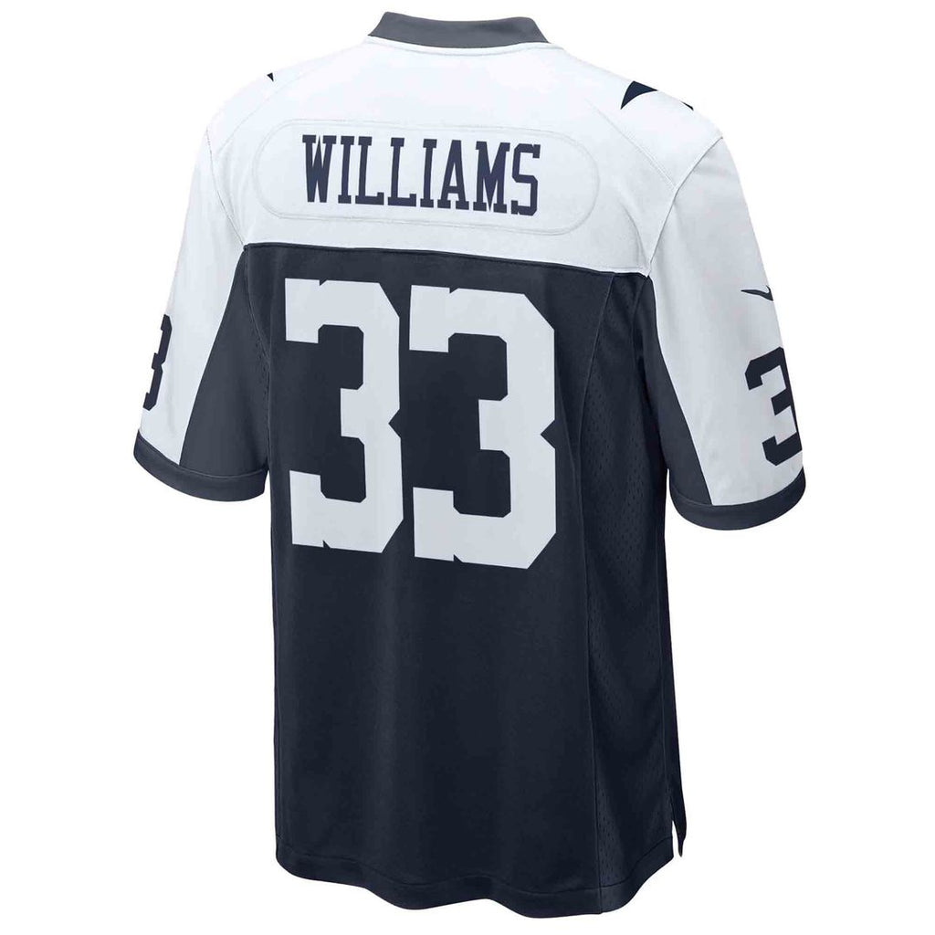 Men's Dallas Cowboys Javonte Williams Nike White Game Jersey