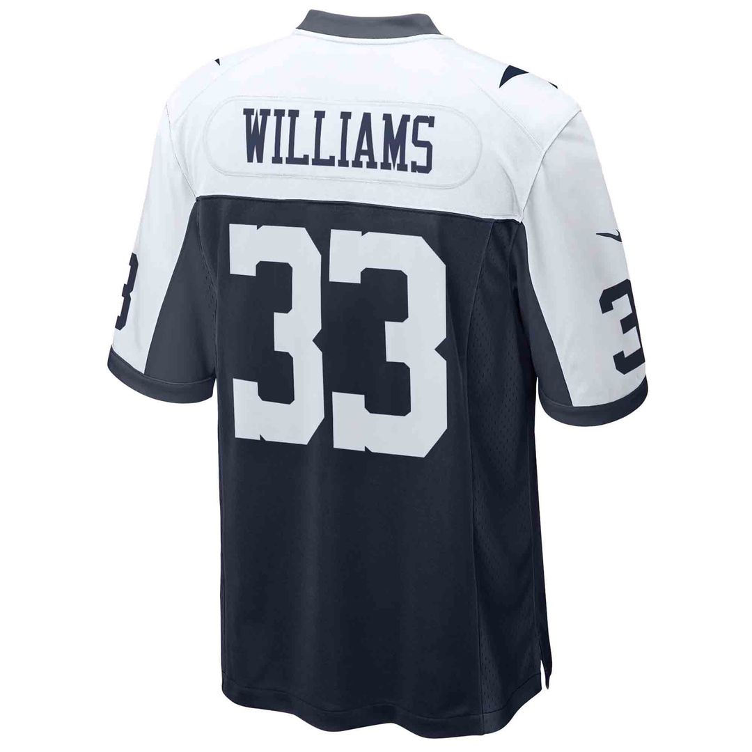Men's Dallas Cowboys Javonte Williams Nike White Game Jersey
