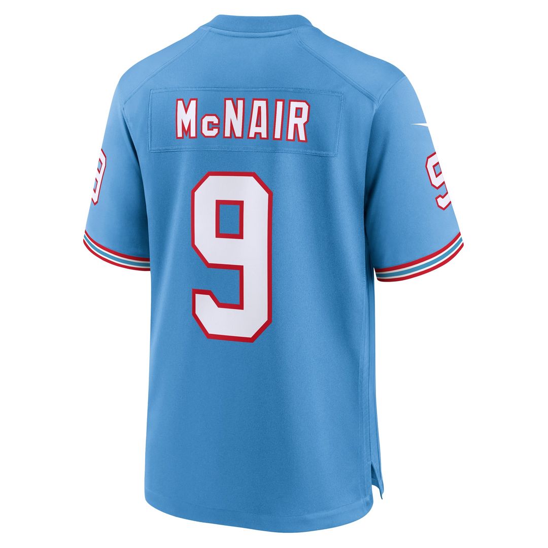Men's Tennessee Titans Steve McNair Nike Light Blue Retired Player Alternate Game Jersey