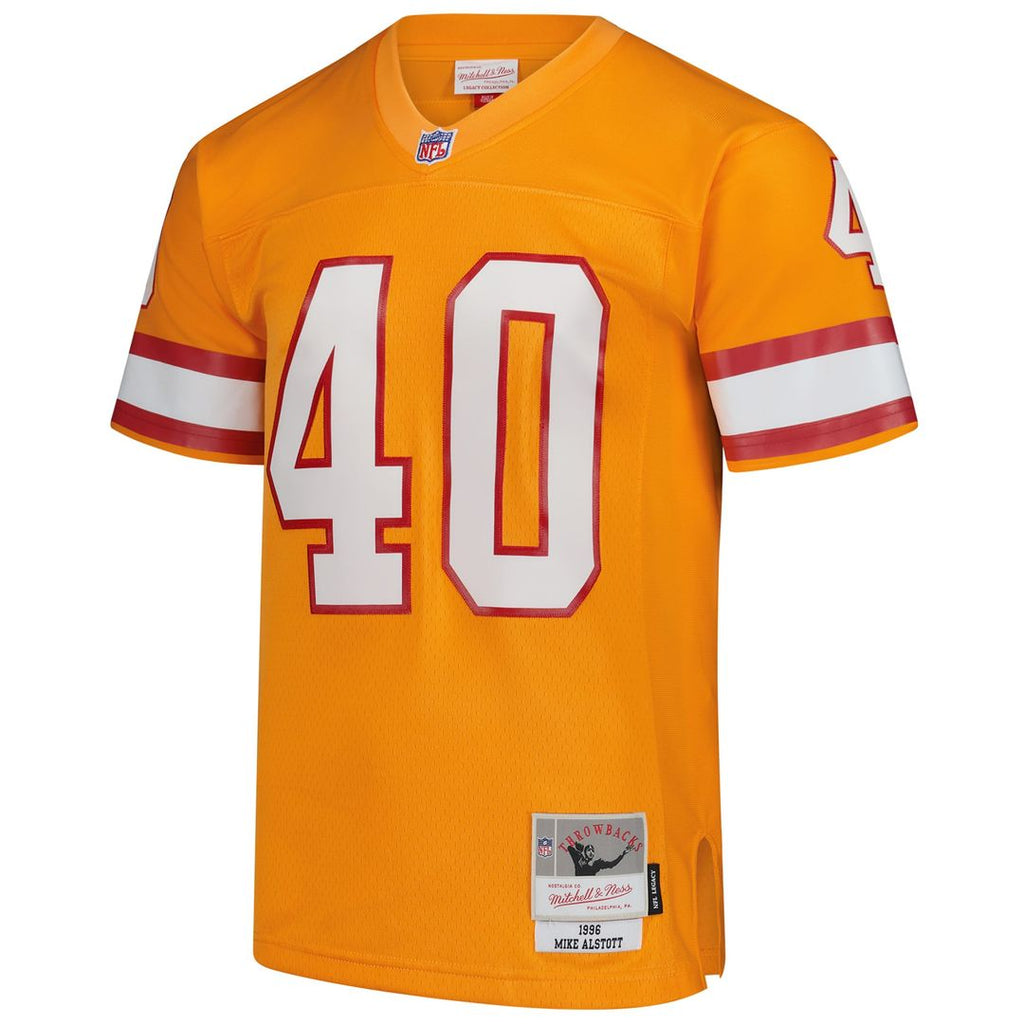 Men's Tampa Bay Buccaneers Mike Alstott Mitchell & Ness Red Legacy Replica Jersey