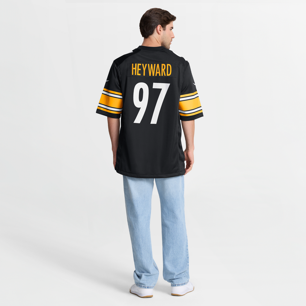 Men's Pittsburgh Steelers Cameron Heyward Nike Black Game Jersey
